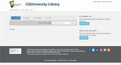 Desktop Screenshot of libguides.library.cqu.edu.au